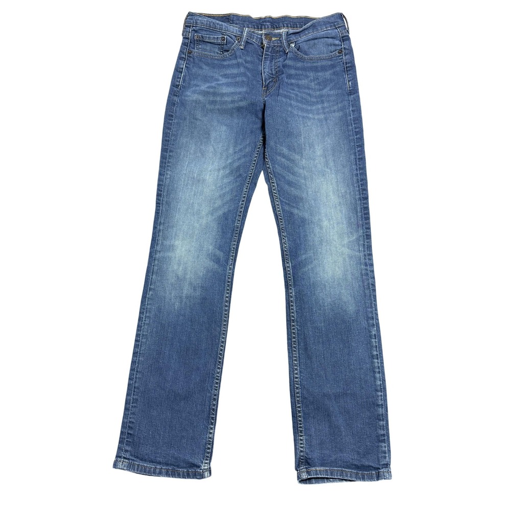 Levis 514 Jeans Mens 30x32 Blue Denim Straight Leg Medium Wash Casual Classic